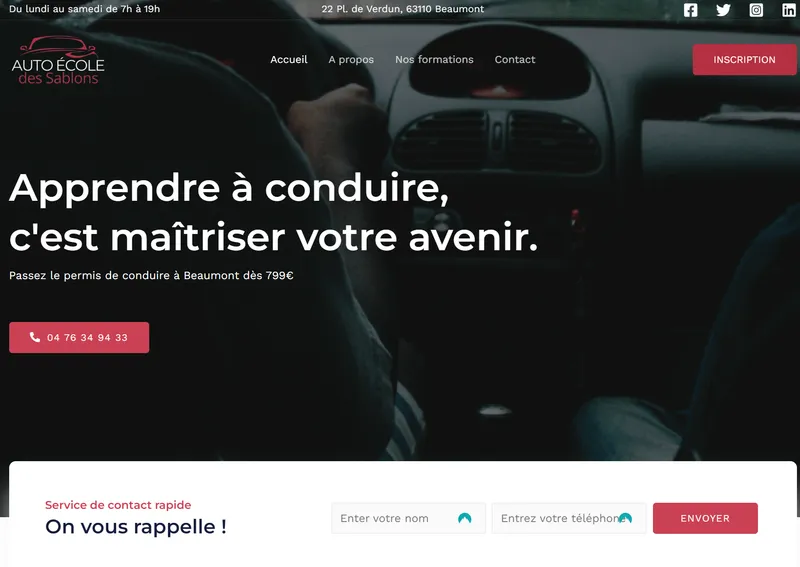 Auto école des Sablons