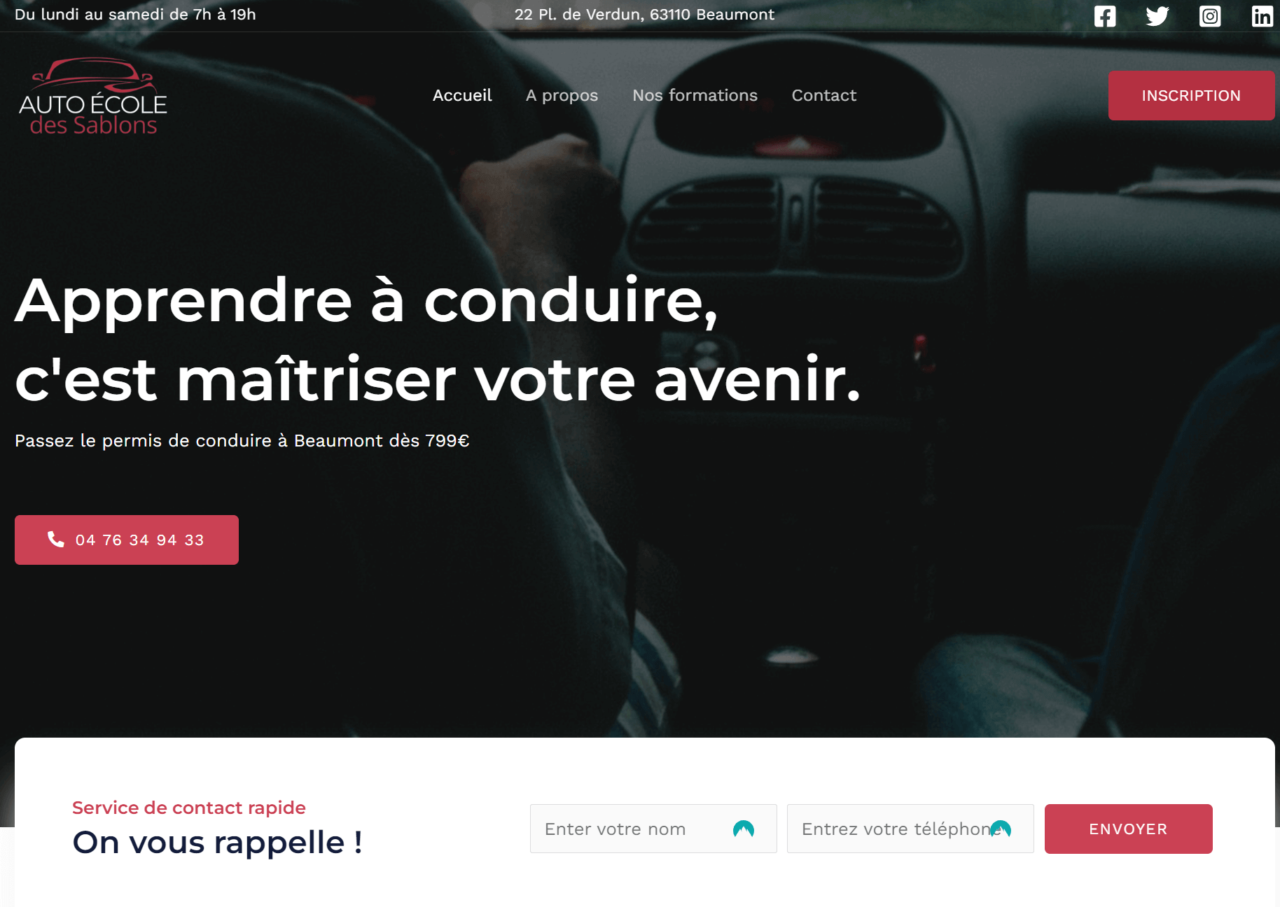 Auto école des Sablons